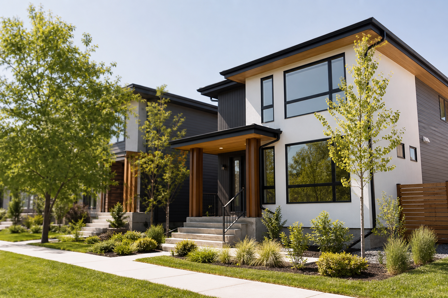 Exterior of a Calgary home